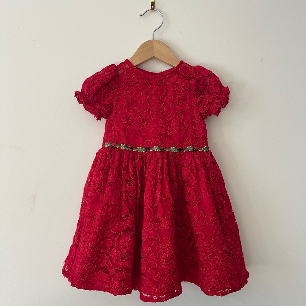 LAURA ASHLEY LONDON EUC Gorgeous Lace Christmas Special Occassion Dress